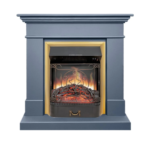 Каминокомплект Royal Flame California STD CRM (Разборный) с очагом Majestic FX Brass санд антрацит