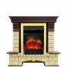 Каминокомплект Royal Flame Pierre Luxe шампань с очагом Majestic FX Brass